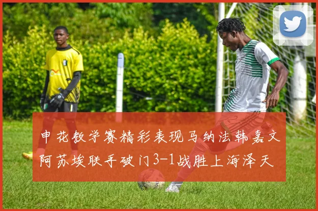 申花教学赛精彩表现马纳法韩嘉文阿苏埃联手破门3-1战胜上海泽天